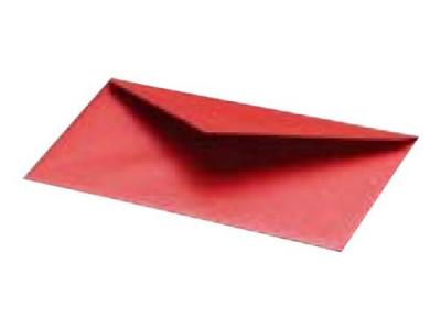  FAVINI HOME-OFFICE PRESTIGE Top Collection Special Events - Rouge - 110 x 220 mm - 120 g/m&sup2; - 10 unit&eacute;s enveloppes &agrave; pigments perl&eacute;s 