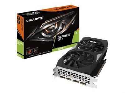  Gigabyte GeForce GTX 1660 Ti OC 6G - Carte graphique - GF GTX 1660 Ti - 6 Go GDDR6 - PCIe 3.0 x16 - HDMI, 3 x DisplayPort 