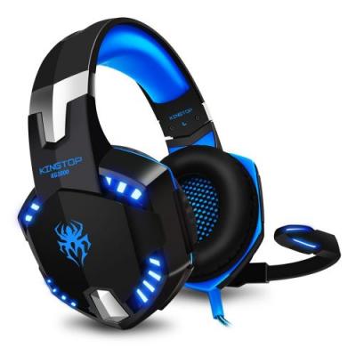 HOBBY TECH Hobby TeCasque st&eacute;reo filaire avec micro G2000 pour Gamer PC, Xbox One, PS4 - Noir Bleu