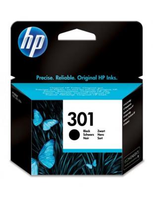  HP 301 - 3 ml - noir - original - cartouche d'encre - pour HP DeskJet 1000, 1010, 1050 AiO, 1050A AiO, 1510 AiO, 2000, 2050 AiO, 2050A AiO, 2510 AiO, 2540 AiO, 3000, 3050 AiO, 3050A eAiO, 3510
