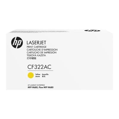  HP 653A - jaune - originale - LaserJet - cartouche de toner ( CF322A ) 