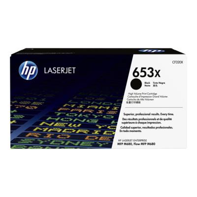 HP Cartouche de toner  CF320XC (653X) Haut rendement ~21 000 pages Noir - Neuf
