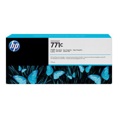 HP  771C cartouche d'encre DesignJet noir photo, 775 ml B6Y13A