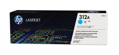 HP Cartouche de toner  CF381AC (312A) Cyan ~2700 pages - Neuf