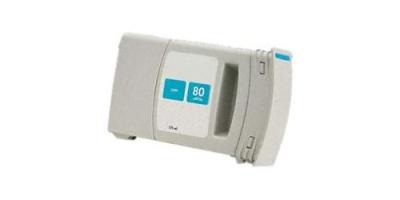 HP Cartouche g&eacute;n&eacute;rique compatible  N&deg;80xl Cartouche Cyan Compatible 