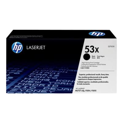 HP  Q7553XC - &agrave; rendement &eacute;lev&eacute; - noir - originale - LaserJet - cartouche de toner ( Q7553XC ) - Contract