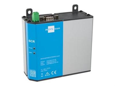 GENERIQUE INSYS icom SCR-E 200 - Routeur commutateur 2 ports - Modbus - Montage sur rail DIN, fixation murale