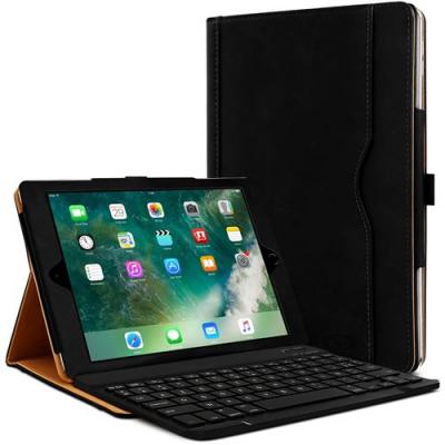  Karylax - &Eacute;tui de Protection + Clavier AZERTY Noir pour iPad 9.7 (6e G&eacute;n - 2017/18) 