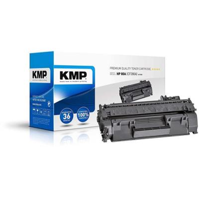KMP  H-T233 Toner remplace HP, Troy 80A, CF280A noir 3100 pages compatible Cassette de toner