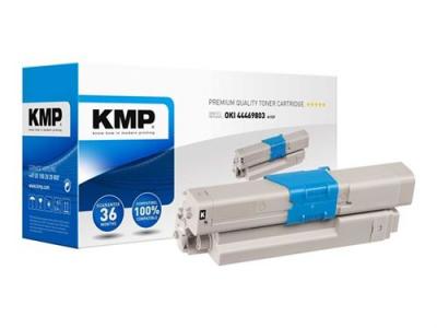 KMP  Toner remplace OKI 44469803 compatible noir 3500 pages O-T27