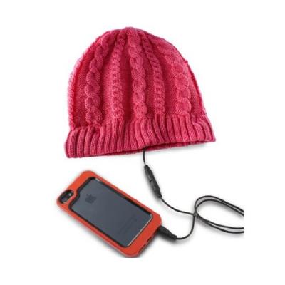 GENERIQUE KSIX bXGOR woman bonnet avec &eacute;couteurs rose