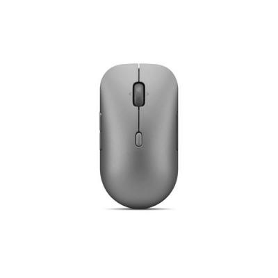  Lenovo Pro Plus 6050 - Souris - multi-mode - optique - 6 boutons - sans fil - Bluetooth 5.3, 2.4 GHz - r&eacute;cepteur sans fil USB - gris luna - bo&icirc;tier marron 