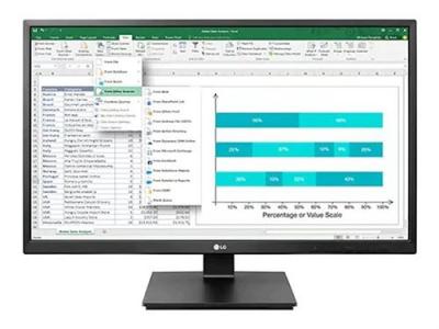 LG  27bp45yp-b &Eacute;cran Plat De Pc 60.5 Cm (23.8"") 1920 X 1080 Pixels Full Hd Led Noir 