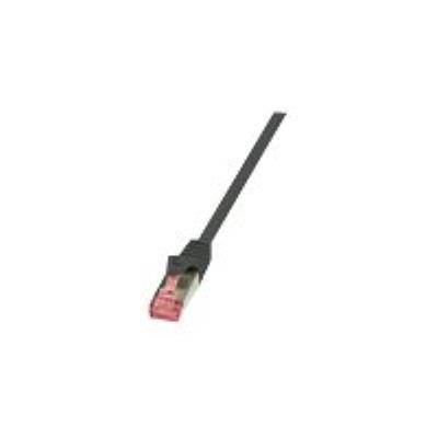 LOGILINK  PrimeLine C&acirc;ble r&eacute;seau Cat6A S/FTP AWG26 PIMF LSZH 1 m Noir