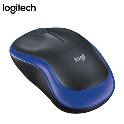  Logitech M185 - Souris - optique - sans fil - 2.4 GHz - r&eacute;cepteur sans fil USB - bleu 