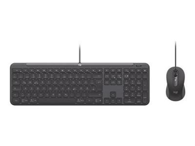 LOGITECH  Combo Filaire MK620 pour Entreprises - Graphite - 920-013343
