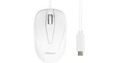 MACALLY  UCTURBO - Souris optique USB-C 3 boutons pour Mac/PC