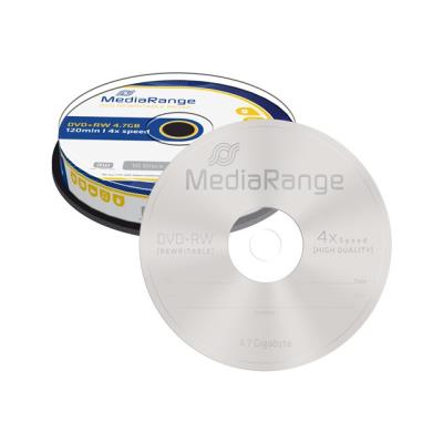 MEDIARANGE  - 10 x DVD+RW - 4.7 Go (120 minutes) 4x - spindle
