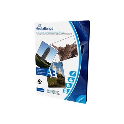 MEDIARANGE  MRINK109 Papier photo A3 50 feuilles 200 g/m&sup2; Brillant Blanc