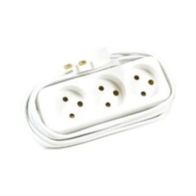 Microconnect Stikd&aring;se 5m Blanc
