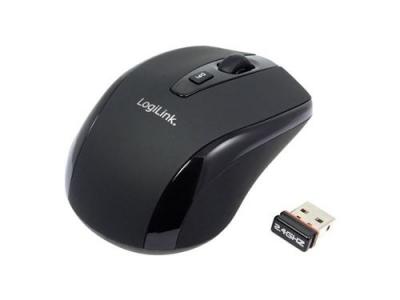  Mini souris de voyage sans fil logilink 2.4 ghz noire (id0031)