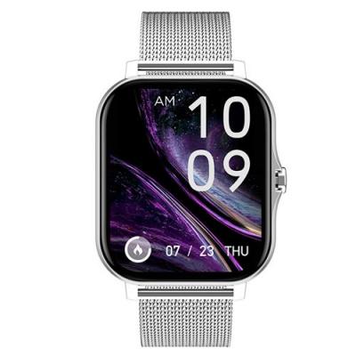  Montre Connect&eacute;e - Bluetooth, Surveillance Sant&eacute;, IP67 &Eacute;tanche,Acier Argent&eacute;