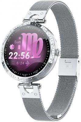 CHRONUS Montre Connect&eacute;e  AK22 IP68 &Eacute;tanche Fitness Tracker-Argent- 