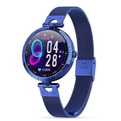 CHRONUS Montre Connect&eacute;e  AK22L IP67 &Eacute;tanche Fitness Tracker-Bleu- 