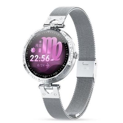 CHRONUS Montre Connect&eacute;e  AK22L IP67 &Eacute;tanche Fitness Tracker-Argent- 