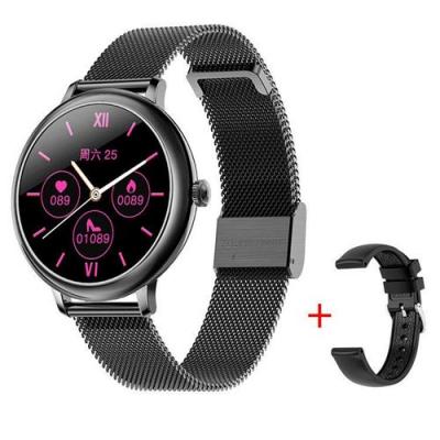 CHRONUS Montre Connect&eacute;e CF80 Fitness Tracker Etanche-Noir- 