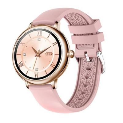 CHRONUS Montre Connect&eacute;e  CF80 Fitness Tracker IP68 &Eacute;tanche-Rose- 