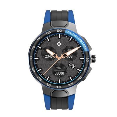 CHRONUS Montre connect&eacute;e E151 IP68 Etanche Fitness Tracker-Bleu- 
