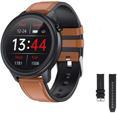 CHRONUS Montre connect&eacute;e  F81 IP68 &Eacute;tanche Fitness Tracker-Brun- 