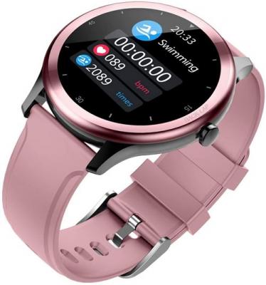 CHRONUS Montre Connect&eacute;e  G28 &Eacute;tanche Femme-Rose- 