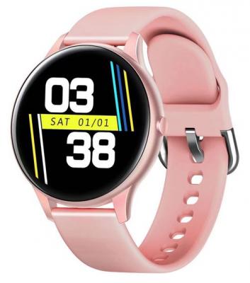 CHRONUS Montre Connect&eacute;e  K21 &Eacute;tanche Fitness Tracker-Rose- 