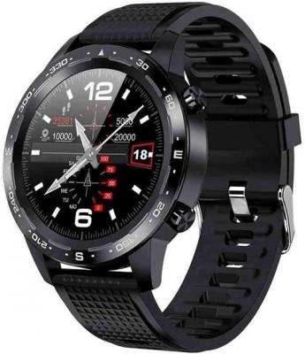 CHRONUS Montre Connect&eacute;e  L12 IP68 &Eacute;tanche Homme-Noir- 