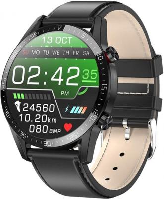  Montre Connect&eacute;e Chronus L13 IP68 &Eacute;tanche Fitness Tracker-Noir-Chronus 