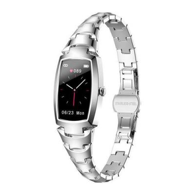  Montre Connect&eacute;e LEMFO H8 Pro IP68 Etanche Fitness Tracker-Argent-Chronus