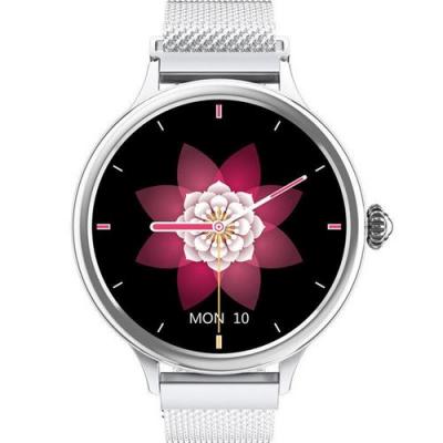 CHRONUS Montre Connect&eacute;e LOKMAT IP68 Etanche Fitness Tracker-Argent-