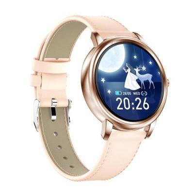 CHRONUS Montre Connect&eacute;e  MK20 IP68 &Eacute;tanche Fitness Tracker-Rose- 