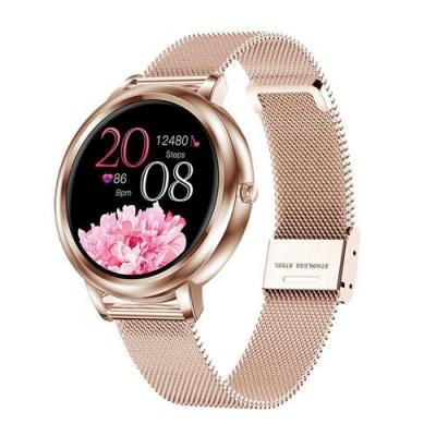 CHRONUS Montre Connect&eacute;e MK20 IP68 Etanche Fitness Tracker-Or- 
