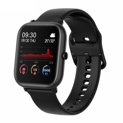 CHRONUS Montre Connect&eacute;e P20 5ATM Etanche Fitness Tracker-Noir-