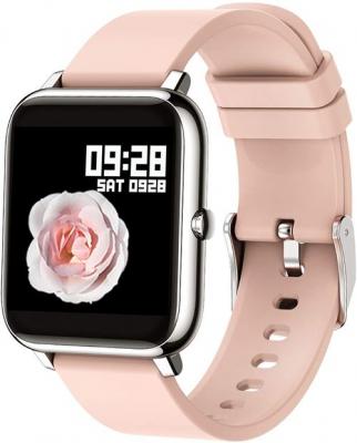 CHRONUS Montre Connect&eacute;e  P22 Fitness Tracker &Eacute;tanche-Rose- 
