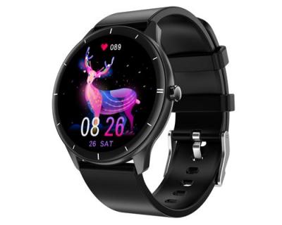 CHRONUS Montre Connect&eacute;e  Q21 Fitness Tracker IP68 &Eacute;tanche-Noir- 