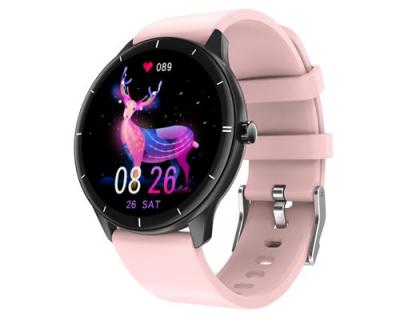 CHRONUS Montre Connect&eacute;e  Q21 Fitness Tracker IP68 &Eacute;tanche-Rose- 