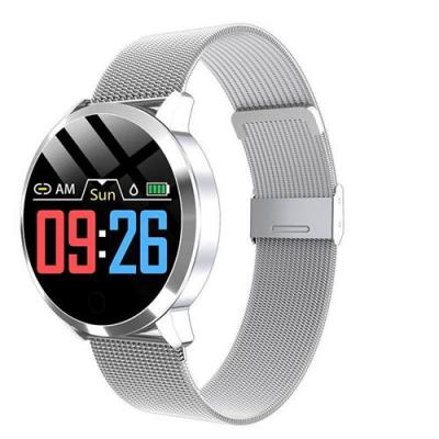  Montre Connect&eacute;e Chronus Q8 IP67 &Eacute;tanche Fitness Tracker-Argent-Chronus 