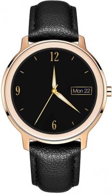 CHRONUS Montre Connect&eacute;e R18 IP68 Etanche Femme-Noir- 