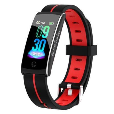 CHRONUS Montre connect&eacute;e RF10C IP68 Etanche Fitness Tracker-Rouge- 