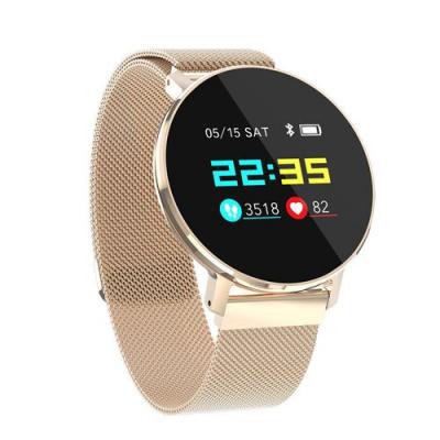 CHRONUS Montre Connect&eacute;e T5 IP67 Etanche Fitness Tracker-Or- 