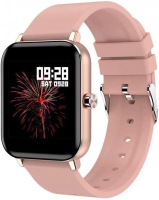  Montre Connect&eacute;e Chronus W01 IP68 &Eacute;tanche Fitness Tracker-Rose-Chronus 
